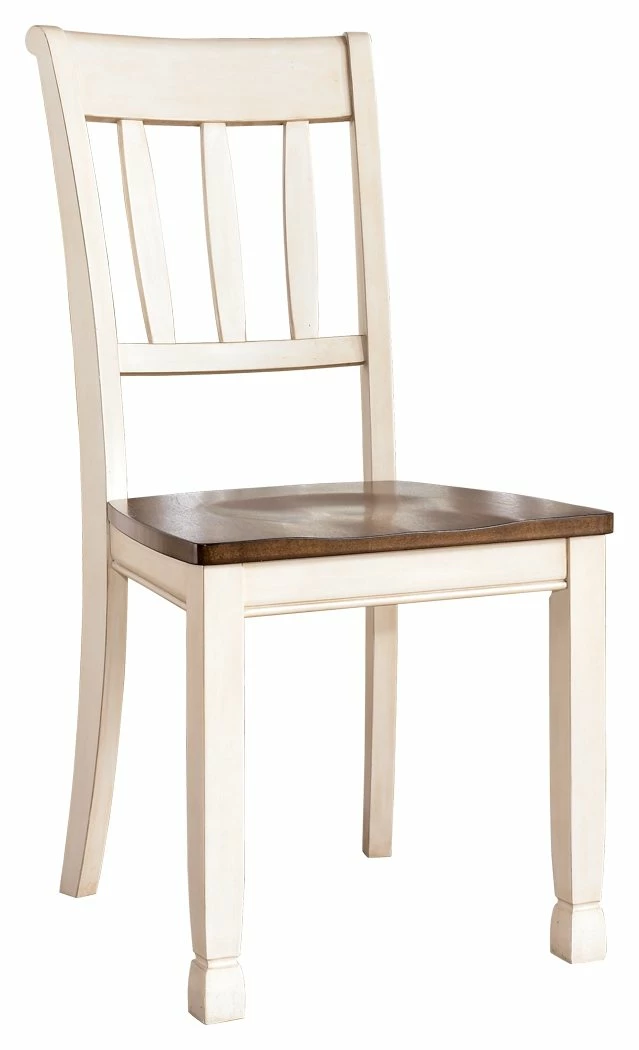 Outlet 🧨 Ashley Furniture Chairs Whitesburg - Brown/cottage White - Dining Room Side Chair (2/cn) 🧨 3 Ashley Furniture Chairs Whitesburg - Brown/cottage White - Dining Room Side Chair (2/cn)