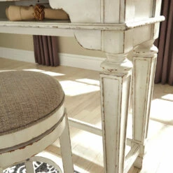 Ashley Furniture Realyn - White - Long Counter Table Tables