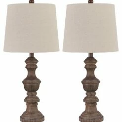 Ashley Furniture Accessories Magaly - Ultimate Best In Class Poly Table Lamp (2/CN)