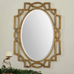 Uttermost Margutta Gold Oval Mirror Accessories