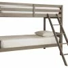 Ashley Furniture Lettner - Light Gray - Twin/twin Bunk Bed W/ladder Beds