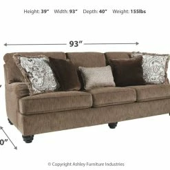 Ashley Furniture Sofas Braemar - Brown - Sofa