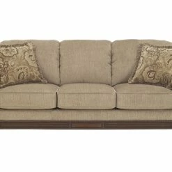 Ashley Furniture Sofas Lanett - Barley - Queen Sofa Sleeper