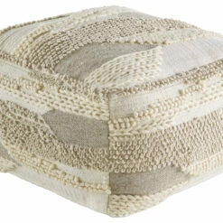 Ashley Furniture Accessories Cartlow - Cream/beige/gray - Pouf