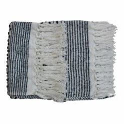 Moe's Home Collection Harrison Throw Grey Blue