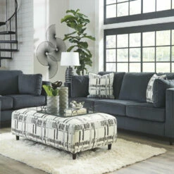 Ashley Furniture Ottomans Kennewick - Shadow - Oversized Accent Ottoman
