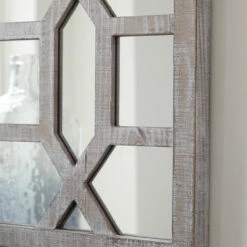 New 😉 Ashley Furniture Accessories Leora - Antique Gray - Accent Mirror 🧨 10 Ashley Furniture Accessories Leora - Antique Gray - Accent Mirror
