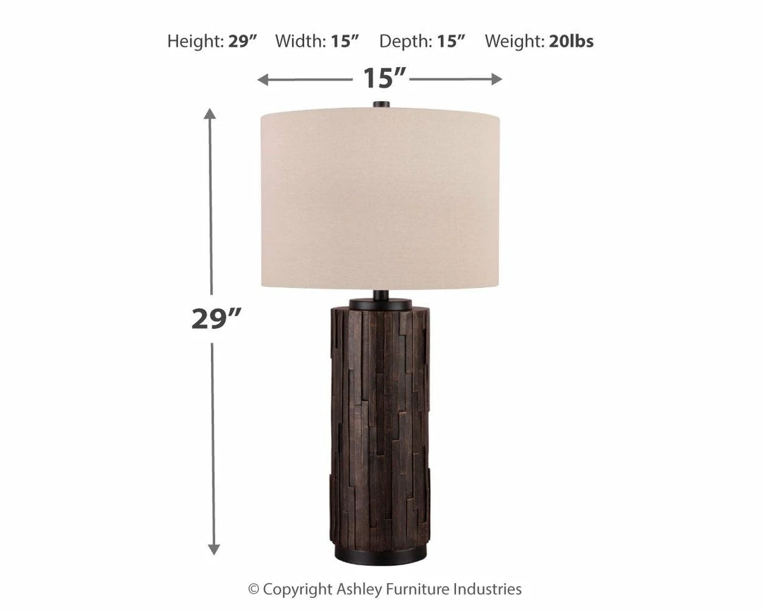 Best Sale 🤩 Ashley Furniture Makya - Patterned - Poly Table Lamp (2/CN) ✨ 6 Ashley Furniture Makya - Patterned - Poly Table Lamp (2/CN)