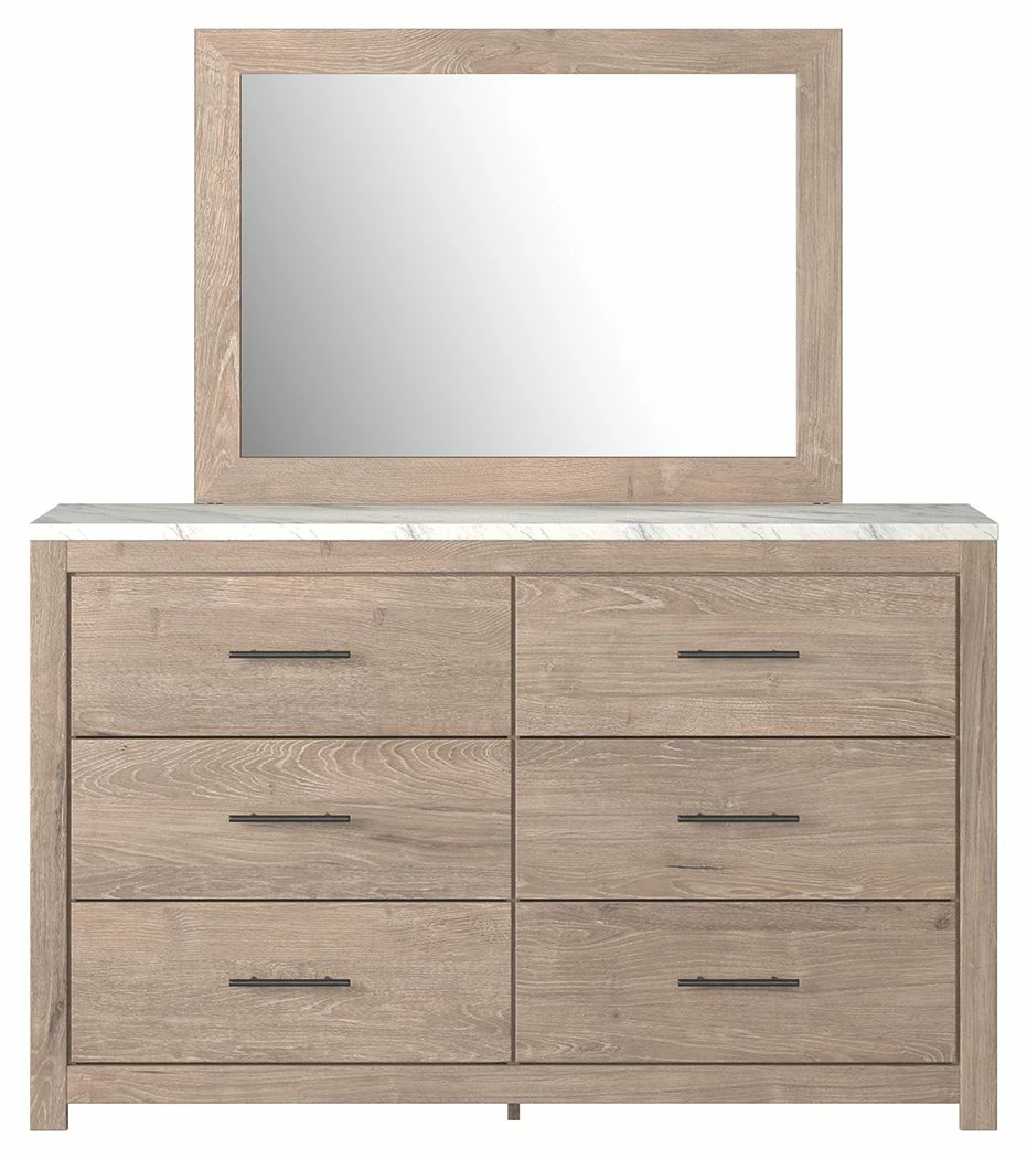 Hot Sale 😍 Signature Design By Ashley® Bedroom Sets Senniberg - Light Brown/white - 4 Pc. - 👗 Dresser, Mirror, King Panel Bed 🛒 6 Signature Design By Ashley® Bedroom Sets Senniberg - Light Brown/white - 4 Pc. - Dresser, Mirror, King Panel Bed