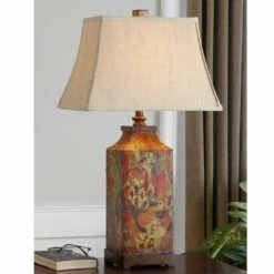 Uttermost Colorful Flowers Table Lamp Accessories