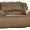 Ashley Furniture Reclining Furniture Hogan - Mocha - Zero Wall Wide Seat Recliner
