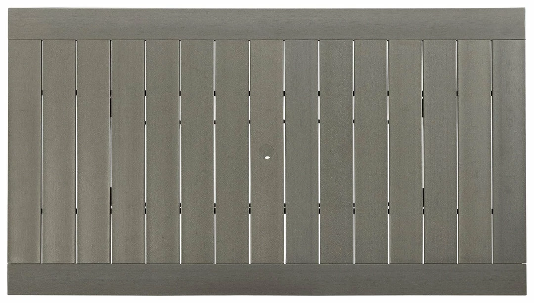 Buy 🤩 Signature Design By Ashley® Visola - Gray - Rect Dining Table W/umb Opt Tables 👏 8 Signature Design By Ashley® Visola - Gray - Rect Dining Table W/umb Opt Tables