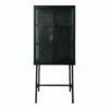 Moe's Home Collection Cabinets Zakk Metal Cabinet Black