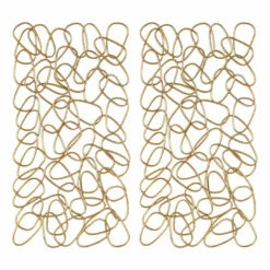 Uttermost In The Loop Gold Wall Art S/2