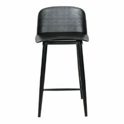 Moe's Home Collection Looey Counter Stool Black-m2 Stools