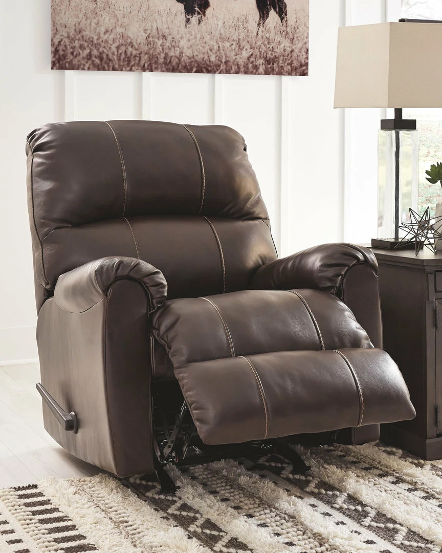 Budget ๐ Ashley Furniture Hermiston - Walnut - Rocker Recliner Reclining Furniture ๐ 4 Ashley Furniture Hermiston - Walnut - Rocker Recliner Reclining Furniture