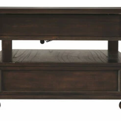 Ashley Furniture Barilanni - Dark Brown - Lift Top Cocktail Table