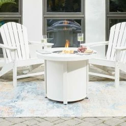 Signature Design By Ashley® Sundown Treasure - Fire Pit Conversation Set Outdoor Sets