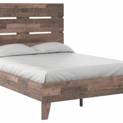 Signature Design By Ashley® Neilsville - Multi Gray - Full Panel Platform Bed