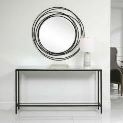 Outlet ✔️ Tables Uttermost Hayley Black Console Table 🧨 13 Tables Uttermost Hayley Black Console Table