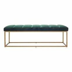 Moe's Home Collection Katie Bench Dark Green Benches