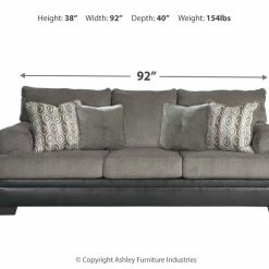 Ashley Furniture Sofas Millingar - Smoke - Sofa