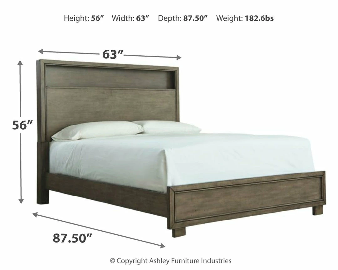 Best Pirce 😉 Signature Design By Ashley® Arnett - Gray - Queen Bookcase Bed Beds 👍 6 Signature Design By Ashley® Arnett - Gray - Queen Bookcase Bed Beds