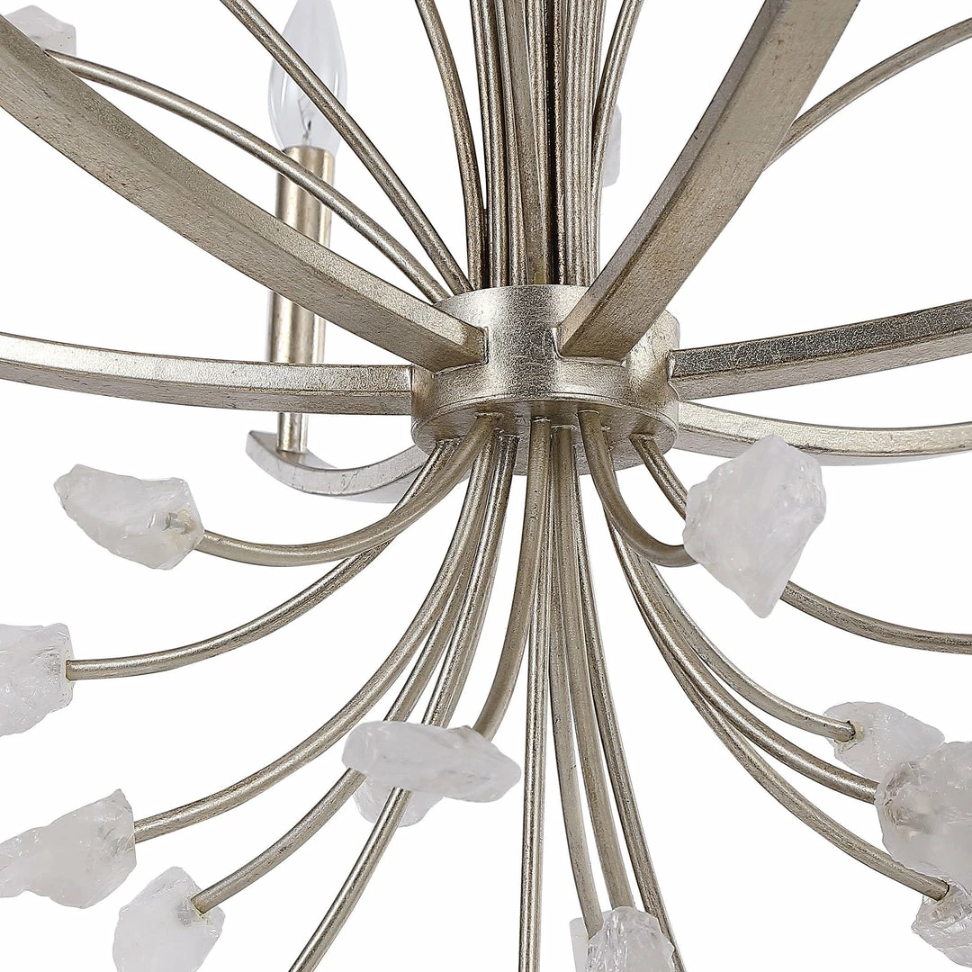 Best Pirce 😉 Uttermost Juliette 6 Light Silver Chandelier ✔️ 4 Uttermost Juliette 6 Light Silver Chandelier