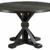 Ashley Furniture Broshound - Dark Brown - Round Dining Room Table Tables