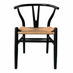 Moe's Home Collection Ventana Dining Chair Black And Natural-m2