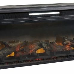 Ashley Furniture Entertainment - Black - Fireplace Insert - Rectangular