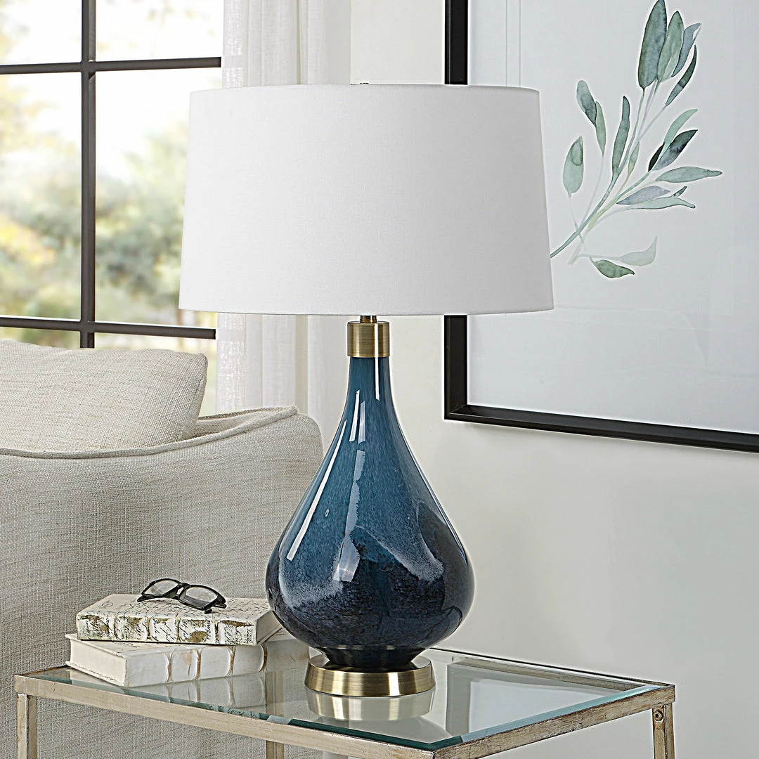 Best Sale ๐งจ Accessories Uttermost Riviera Art Glass Table Lamp โ๏ธ 4 Accessories Uttermost Riviera Art Glass Table Lamp