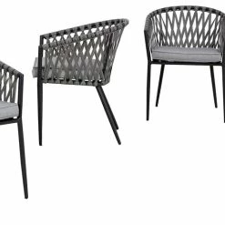 Ashley Furniture Chairs Palm Bliss - Gray - Chair (4/cn)