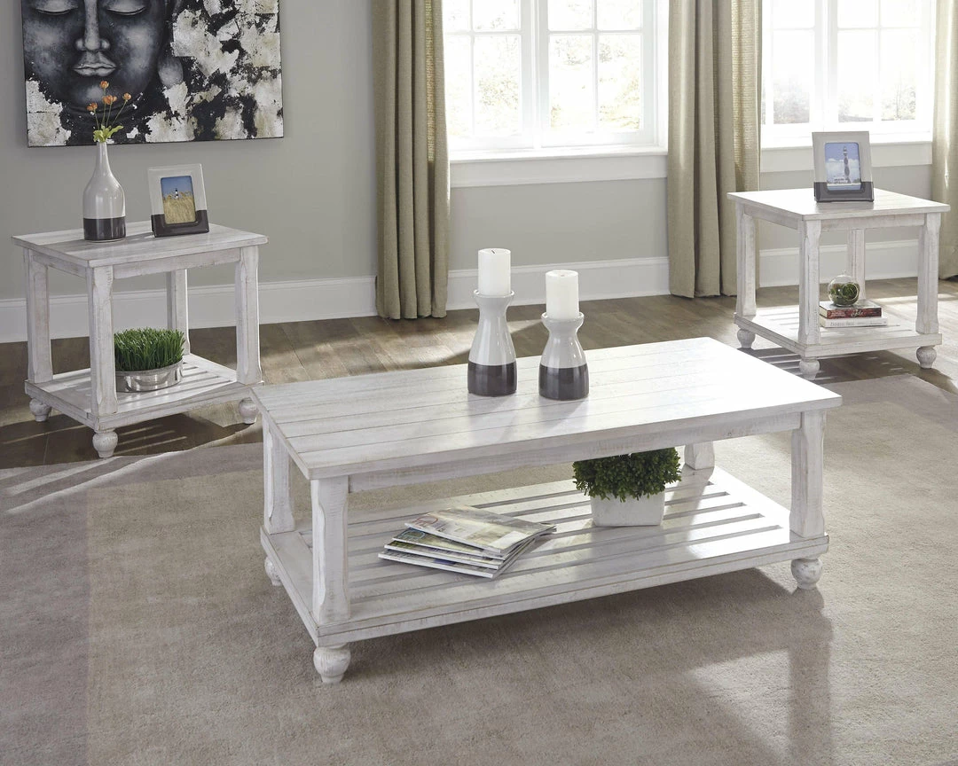 Wholesale ⭐ Ashley Furniture Tables Cloudhurst - White - Occasional Table Set (3/cn) ⭐ 6 Ashley Furniture Tables Cloudhurst - White - Occasional Table Set (3/cn)