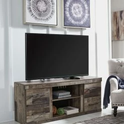 Ashley Furniture TV Stands Derekson - Multi - LG TV Stand W/Fireplace Option