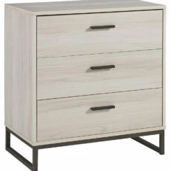 Ashley Furniture Socalle - Natural - Three Drawer Chest Chests