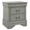 Ashley Furniture Kordasky - Gray - Two Drawer Night Stand