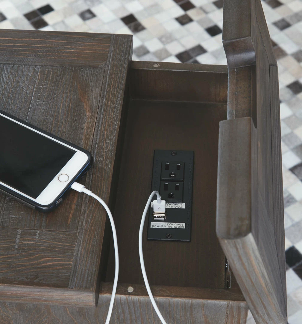 Hot Sale ⭐ Ashley Furniture Wyndahl - Rustic Brown - Chair Side End Table 😀 6 Ashley Furniture Wyndahl - Rustic Brown - Chair Side End Table