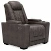 Ashley Furniture Hyllmont - Gray - Pwr Recliner/adj Headrest Reclining Furniture
