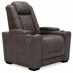 Ashley Furniture Hyllmont - Gray - Pwr Recliner/adj Headrest Reclining Furniture