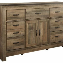 Ashley Furniture Trinell - Ultimate Best In Class Dresser With Fireplace Option, Mirror Dressers
