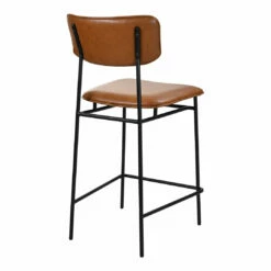 Moe's Home Collection Sailor Counter Stool Brown