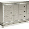 Ashley Furniture Chevanna - Platinum - Dresser