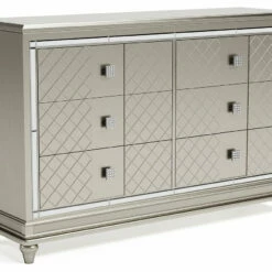 Ashley Furniture Chevanna - Platinum - Dresser