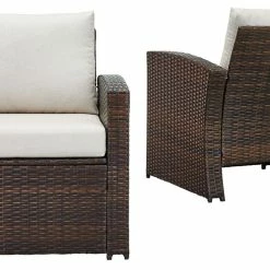 Ashley Furniture East - Dark Brown - Lounge Chair W/cushion (2/cn)