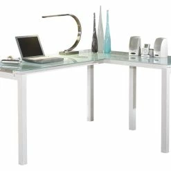 Ashley Furniture Baraga - White - L-desk Desks
