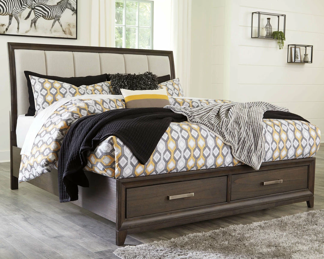 Top 10 ✨ Signature Design By Ashley® Beds Brueban - Rich Brown/gray - King Panel Bed With 2 Storage Drawers 👍 3 Signature Design By Ashley® Beds Brueban - Rich Brown/gray - King Panel Bed With 2 Storage Drawers