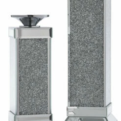 Ashley Furniture Table Decor Charline - Metallic - Candle Holder Set (2/cn) - Plain