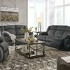 Signature Design By Ashley® Burkner - Set - Reclining Power Sofa, Reclining Power Loveseat, Power Rocker Recliner