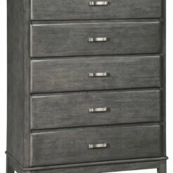 Ashley Furniture Caitbrook - Gray - Five Drawer Chest Chests